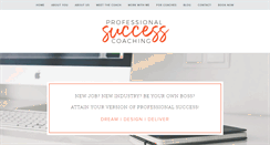 Desktop Screenshot of professionalsuccesscoaching.com